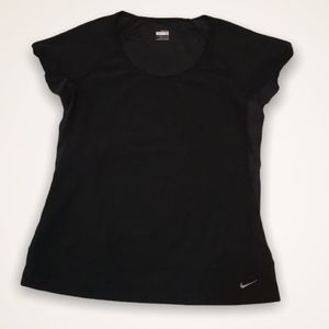 NIKE Fit Dry Black Athletic Tee